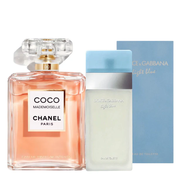 2 Parfums - Coco Mademoiselle and Light Blue - (Eau de Toilette)